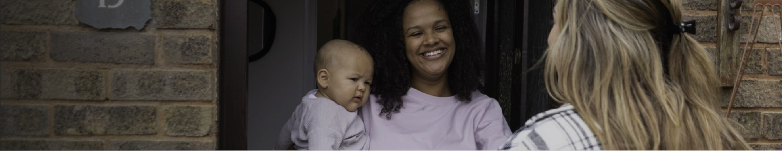 Woman and baby