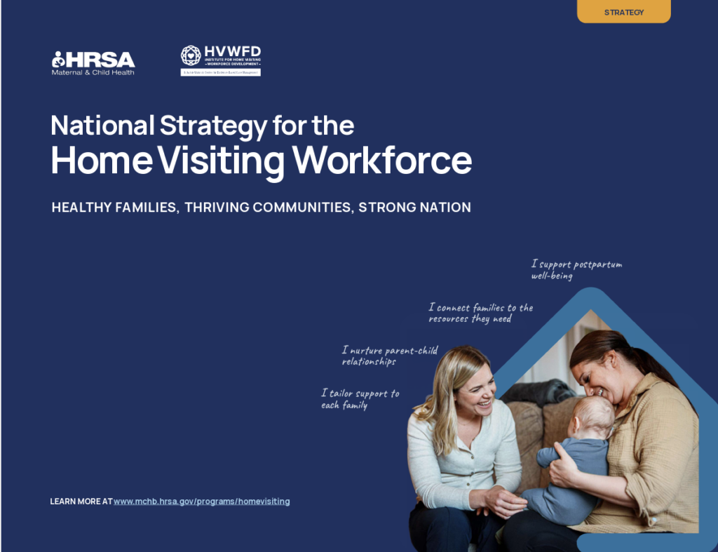 Cover page for the National Strategy for the Home visiting workforce