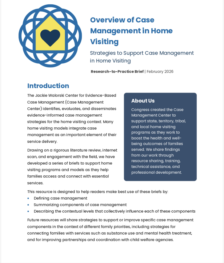 Cover page of the February 2026 research-to-practice brief